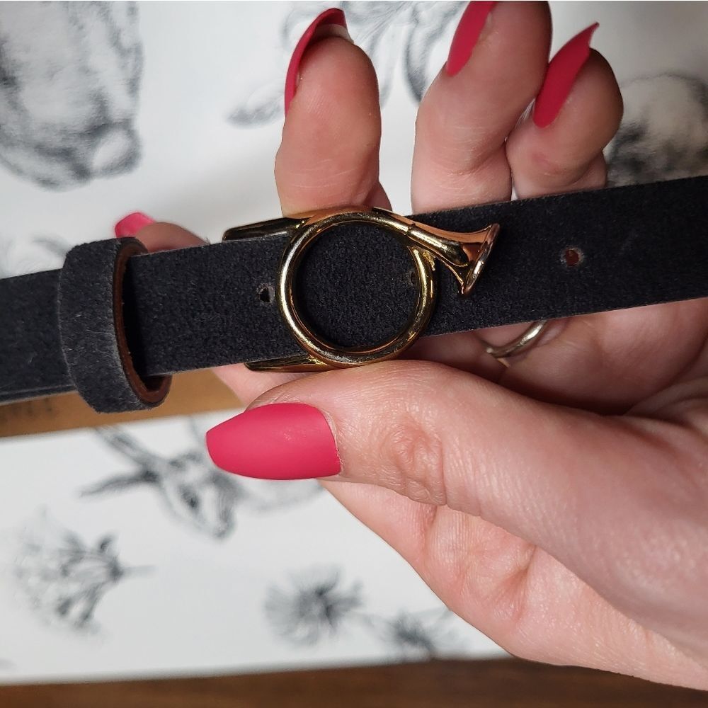 Vintage gold Horn belt